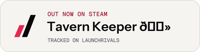 Light launch badge for Tavern Keeper 🍻