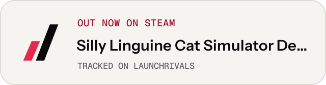 Light launch badge for Silly Linguine Cat Simulator Deluxe Online