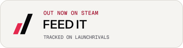 Light launch badge for FEED IT