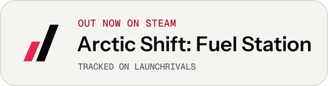 Light launch badge for Arctic Shift: Fuel Station