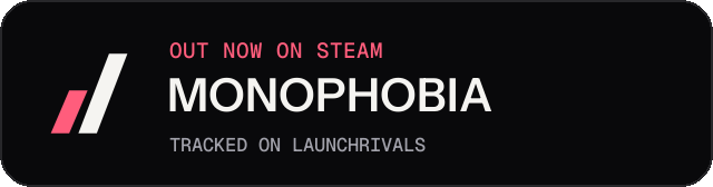 Dark launch badge for MONOPHOBIA