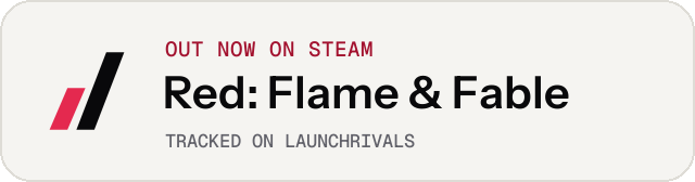Light launch badge for Red: Flame & Fable