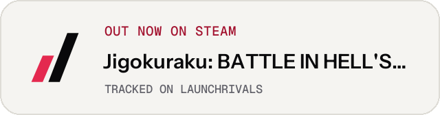 Light launch badge for Jigokuraku: BATTLE IN HELL'S PARADISE