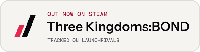 Light launch badge for Three Kingdoms:BOND