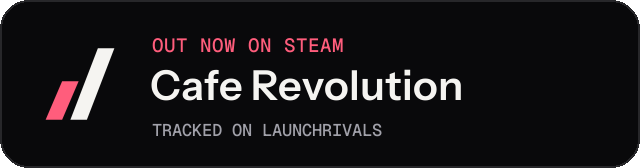 Dark launch badge for Cafe Revolution