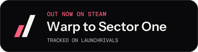 Dark launch badge for Warp to Sector One