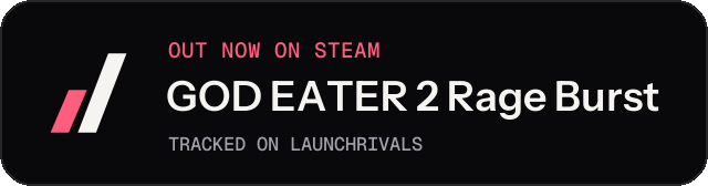 Dark launch badge for GOD EATER 2 Rage Burst