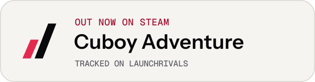 Light launch badge for Cuboy Adventure
