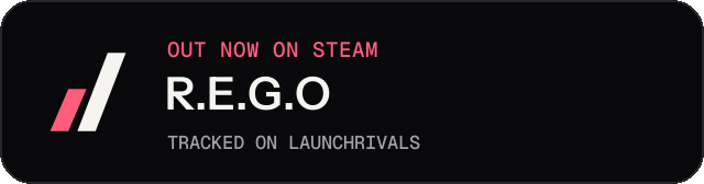 Dark launch badge for R.E.G.O