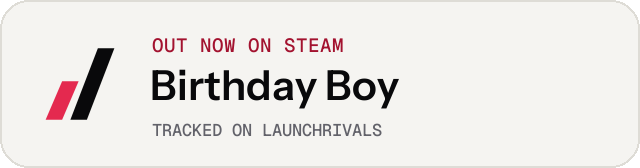 Light launch badge for Birthday Boy