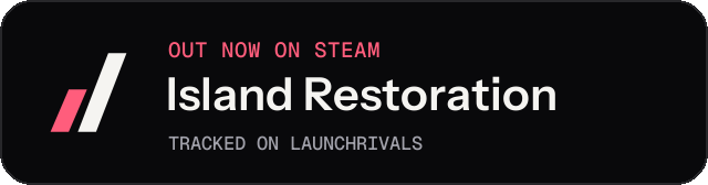 Dark launch badge for Island Restoration