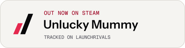 Light launch badge for Unlucky Mummy