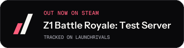 Dark launch badge for Z1 Battle Royale: Test Server