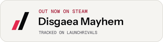 Light launch badge for Disgaea Mayhem