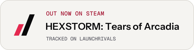 Light launch badge for HEXSTORM: Tears of Arcadia