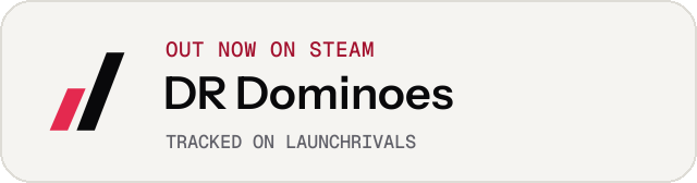 Light launch badge for DR Dominoes