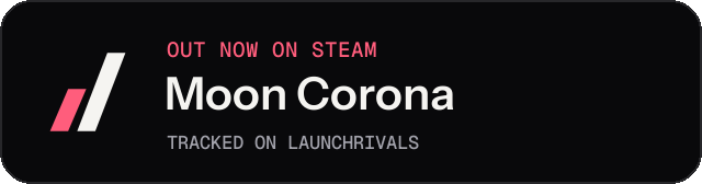 Dark launch badge for Moon Corona