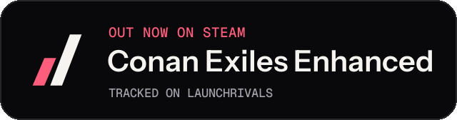 Dark launch badge for Conan Exiles Enhanced