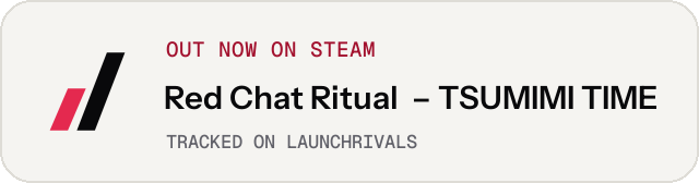 Light launch badge for Red Chat Ritual  – TSUMIMI TIME