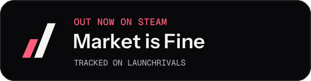 Dark launch badge for Market is Fine