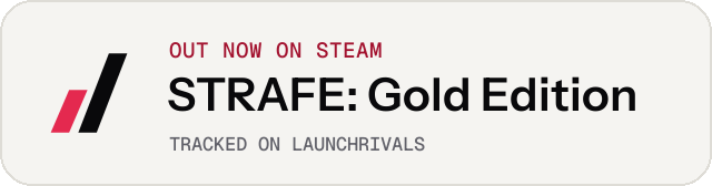 Light launch badge for STRAFE: Gold Edition