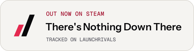 Light launch badge for There's Nothing Down There