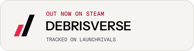Light launch badge for DEBRISVERSE