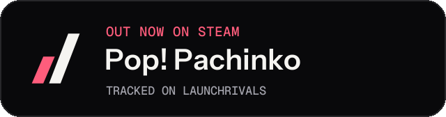 Dark launch badge for Pop! Pachinko