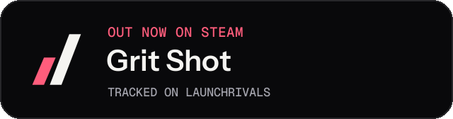 Dark launch badge for Grit Shot