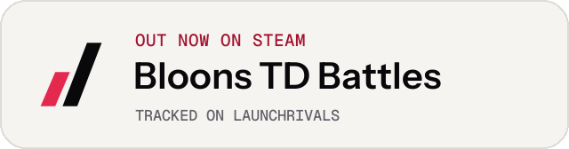 Light launch badge for Bloons TD Battles