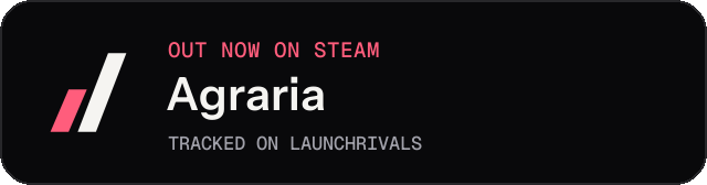 Dark launch badge for Agraria