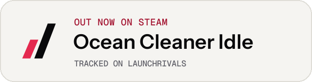 Light launch badge for Ocean Cleaner Idle