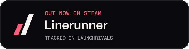 Dark launch badge for Linerunner