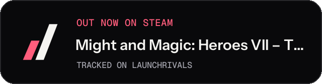 Dark launch badge for Might and Magic: Heroes VII – Trial by Fire