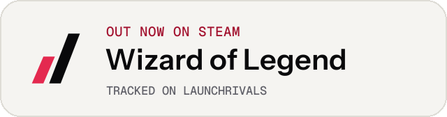 Light launch badge for Wizard of Legend