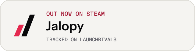 Light launch badge for Jalopy