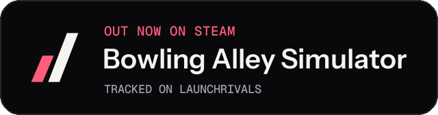 Dark launch badge for Bowling Alley Simulator
