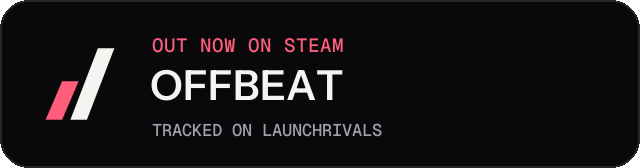 Dark launch badge for OFFBEAT