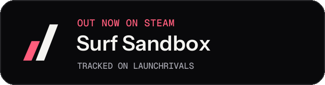 Dark launch badge for Surf Sandbox