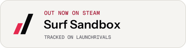 Light launch badge for Surf Sandbox