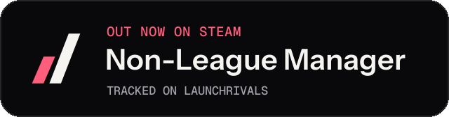 Dark launch badge for Non-League Manager
