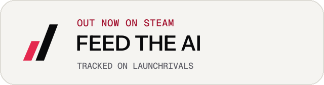 Light launch badge for FEED THE AI
