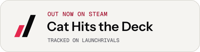 Light launch badge for Cat Hits the Deck