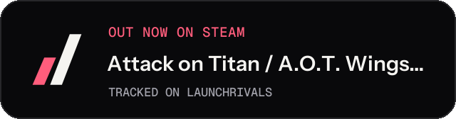 Dark launch badge for Attack on Titan / A.O.T. Wings of Freedom