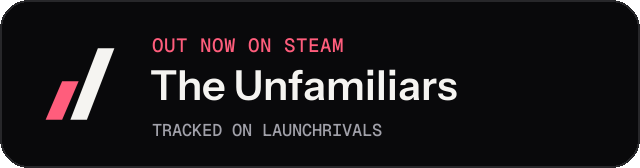Dark launch badge for The Unfamiliars