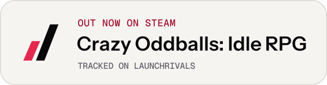 Light launch badge for Crazy Oddballs: Idle RPG