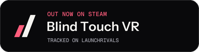 Dark launch badge for Blind Touch VR