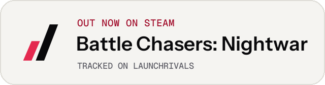 Light launch badge for Battle Chasers: Nightwar