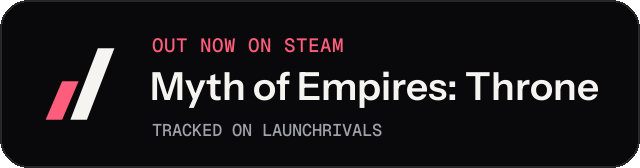 Dark launch badge for Myth of Empires: Throne