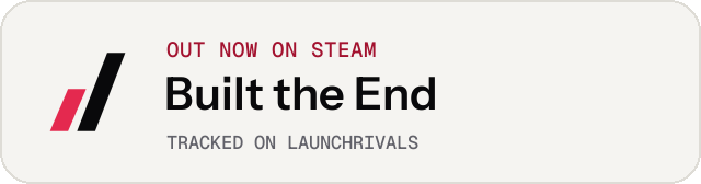 Light launch badge for Built the End